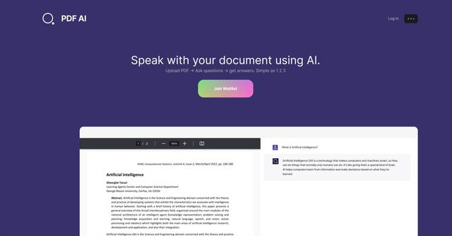 PDF AI - Speak with your documents easily with AI