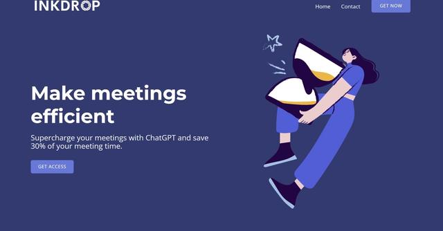 Inkdrop - Boost Meeting Efficiency with Inkdrop and Save 30% of Time