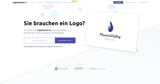 Logomaster - AI logo maker for your new business.