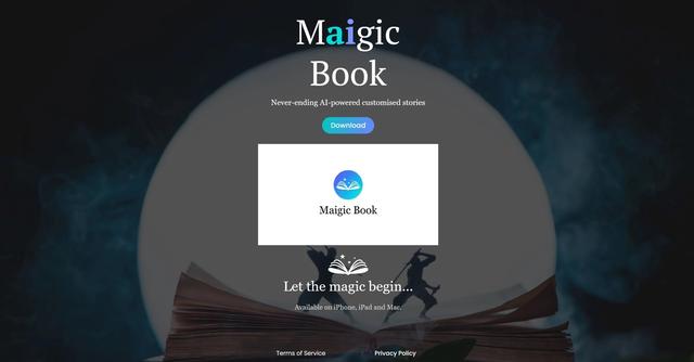 Maigic Book - Maigic Book is an AI-powered storytelling app that allows users to create customizable stories with illustrations.