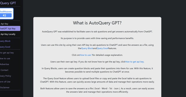 AutoQuery GPT - It helps you to automatically ask your questions to chatGPT with free.