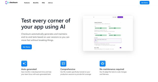 Checksum - Generate and maintain end-to-end tests using AI.