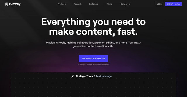 Runwayml - Unlock advanced video editing to elevate your creations.