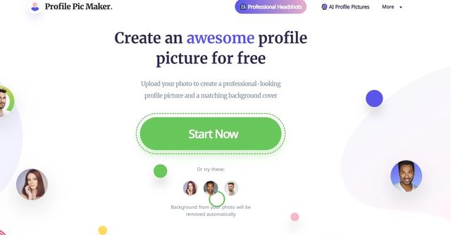 Pfpmaker - Create a fantastic profile photo for free