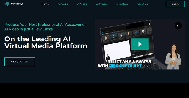 Synthesys Studio - Synthesys develops algorithms for text-to-voiceover and videos for commercial use.