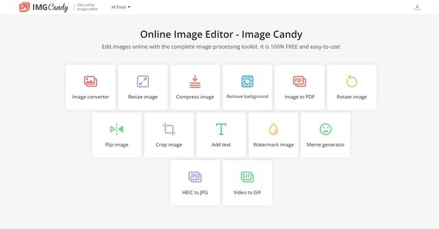 Image Candy - Online Image Editor - Image Candy