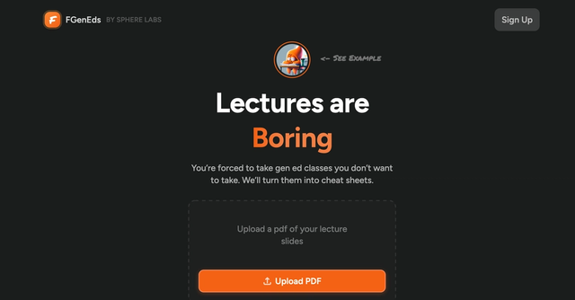 FGenEds - A tool to summarize lectures and educational materials.