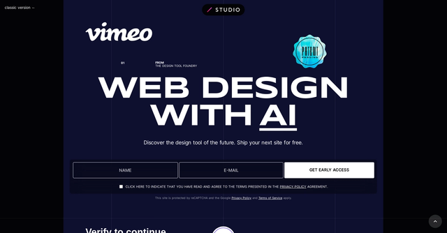 Studio - Studio's AI-augmented design app creates modern websites with powerful, interactive features.
