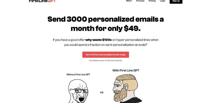 First Line GPT - Send 3000+ Personalized emails to your Prospects