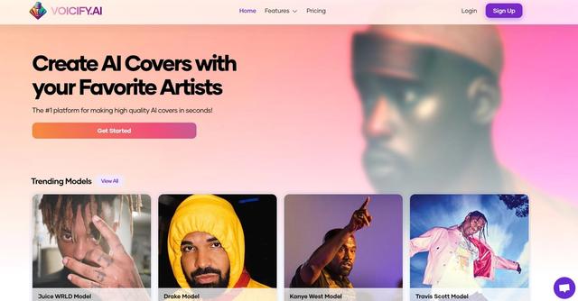 Voicify - Create AI Covers with your Favorite Artists