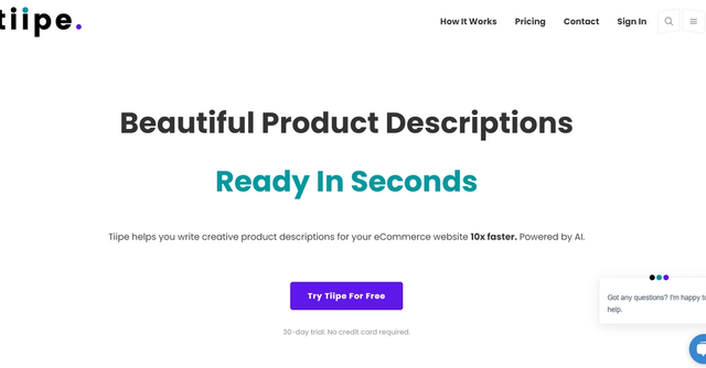 Tiipe - Get Product Descriptions Ready 10x Faster
