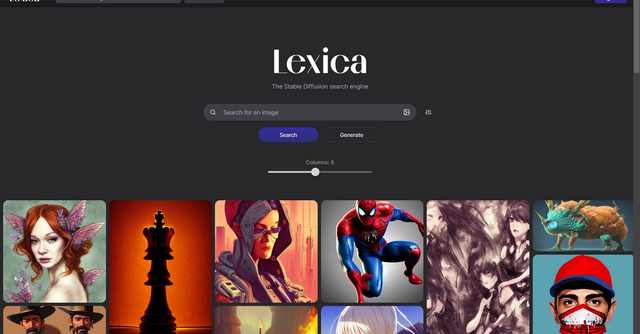 Lexica - Search engine for Stable Diffusion generated images
