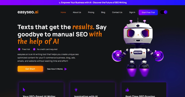Easyseo.ai - Easyseo.ai is a writing tool designed to empower businesses and content creators with unique and SEO-optimized content effortlessly.