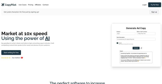 CopyPilot - The Ultimate AI Marketing Copywriter