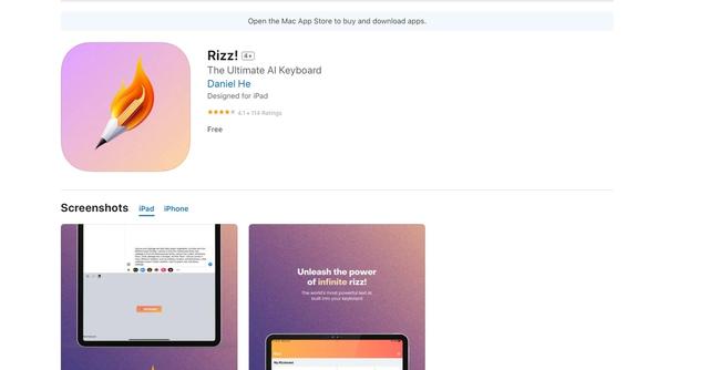 Rizz - AI-powered mobile keyboard app for generating creative responses in real-time.