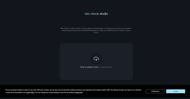 Mix Check Studio - Analyzed audio feedback for music mixing.