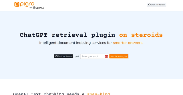 ChatGPT Search Plugin - Intelligent document indexing services for smarter answers