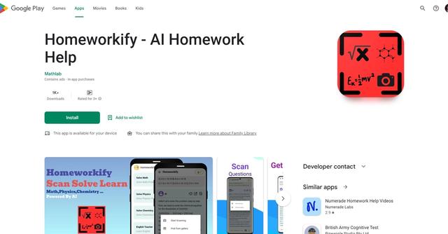 Homeworkify - Ultimate homework assistant for students of all ages