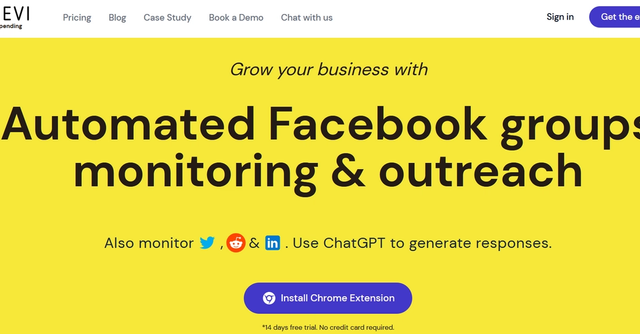 Devi - Grow your business with automated Facebook groups monitoring & outreach