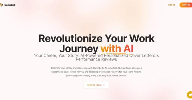 Campbell - Campbell is an AI assistant service that helps users write better performance reviews.