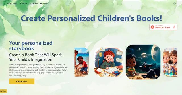 Childbook - Children's Book Creator is an AI-based tool that assists users in creating personalized books for children
