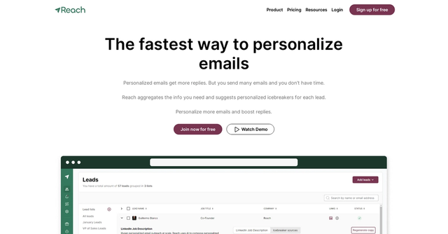 Magicreach - Hyper-personalized icebreakers for faster email personalization & replies.