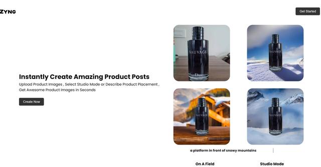 Zyng - Generation of promotional images without design skills.