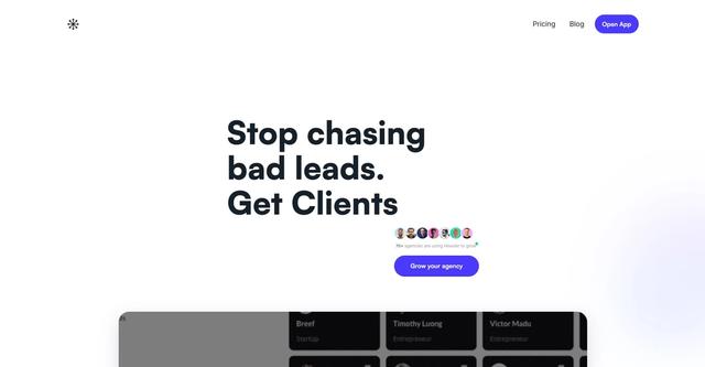 Heavier AI - Efficient client acquisition solution for agencies.