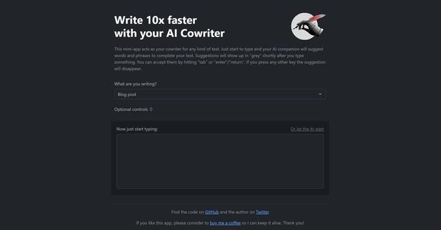 AI Cowriter - AI Cowriter is an AI-powered writing assistant that provides autocomplete suggestions for various types of text, helping users write faster and more efficiently.