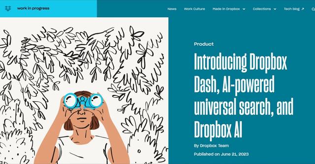 Dropbox AI - AI-powered universal search