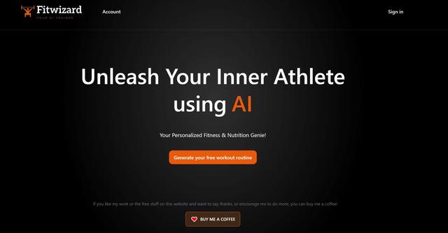 FitWizard - AI based Personalized Fitness & Nutrition Genie!