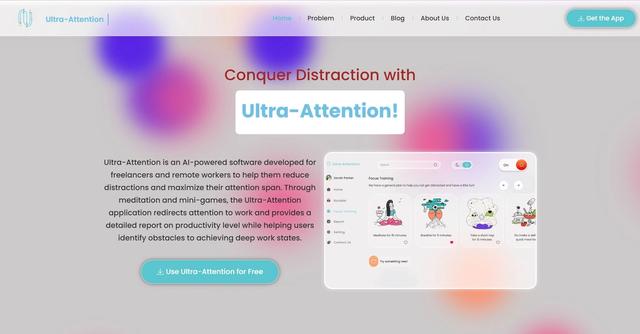 Ultra-Attention - Conquer Distractions with Ultra-Attention!