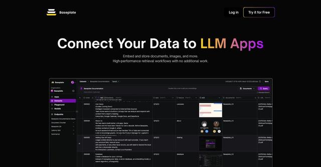 Baseplate - Stores and manages data backend for apps.