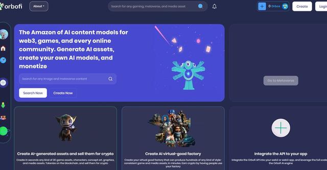 Orbofi - Sell virtual media assets platform.