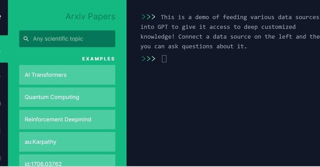 Papers GPT - Feed scientific papers into GPT for deep customized knowledge & arbitrary data connection.