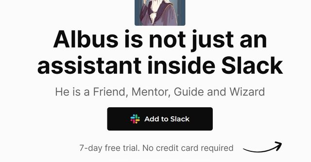Albus - AI assistant Albus helps create personalized content & designs in Slack.