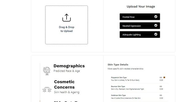 Facial Assessment Tool - Use ML to analyze your face and get cosmetic suggestions.