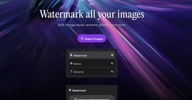MarkMyIMages - One-click watermark, resize, and rename for images