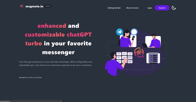 Msgmate - Generated images for chat experience in messaging apps.