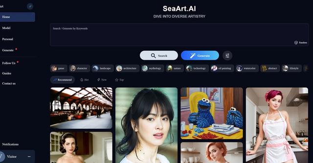 SeaArt - Unleash your artistic potential with SeaArt's comprehensive creative features