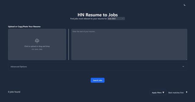 HN Resume to Jobs - Jobs AI tool is designed to help job seekers find relevant job postings