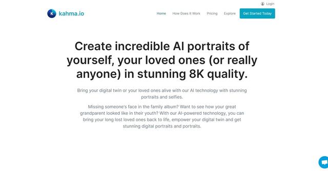 Kahma - Generated digital portraits from source images.