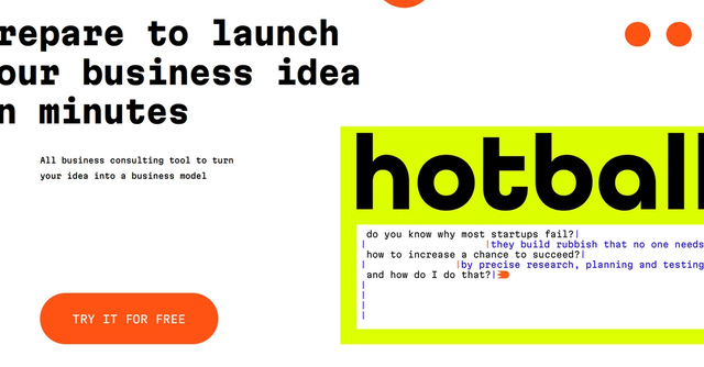Hotball - AI business consulting tool