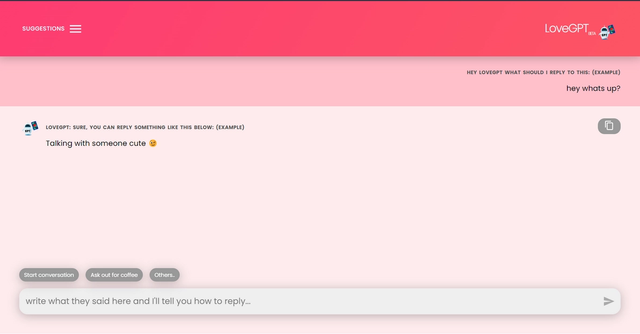 LoveGPT - Revolutionizing your love life with artificial intelligence