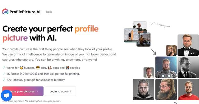 Profile Picture AI - Create perfect profile pic with AI - be anything, anywhere, anyone!