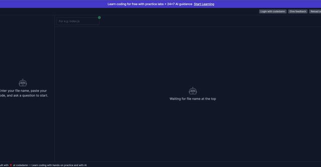 Debugcode - Debug your code effortlessly with DebugCode.AI, a state-of-the-art AI-powered debugging tool