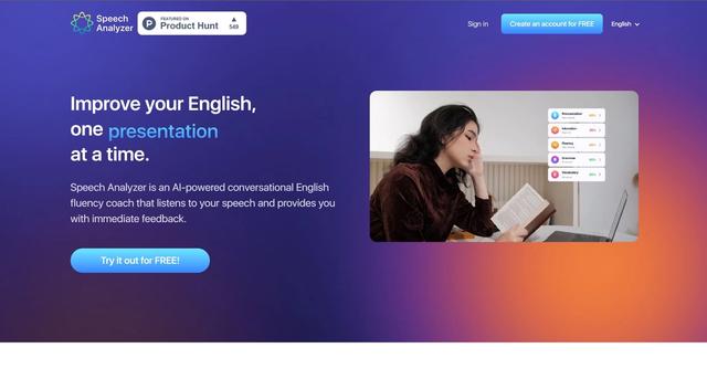 ELSA - ELSA Speech Analyzer is an innovative tool designed to help users practice and improve their conversational English skills.