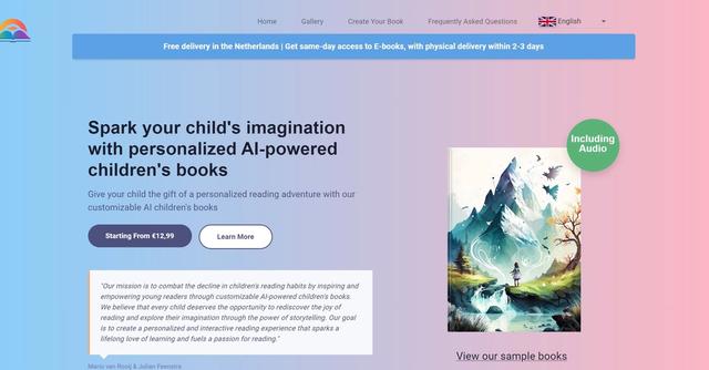My Wonder Tales - Spark your child's imagination with personalized AI-powered children's books