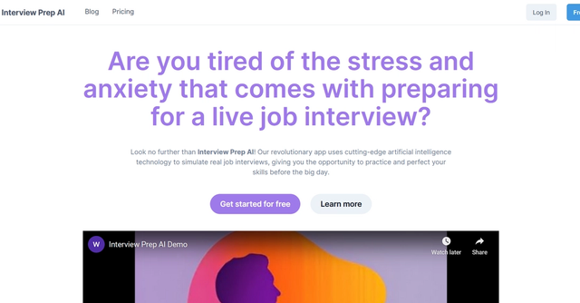 Interview Prep AI - Personal AI job interview coach