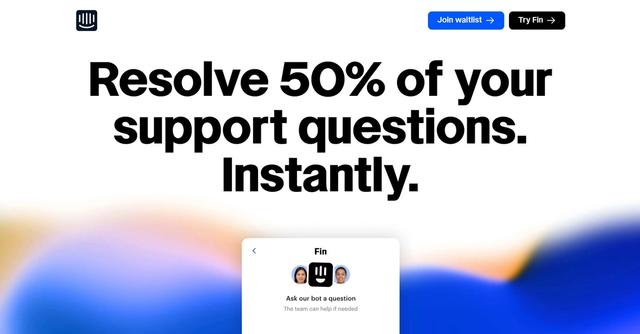 Fin AI bot - Instant customer support chat assistant.
